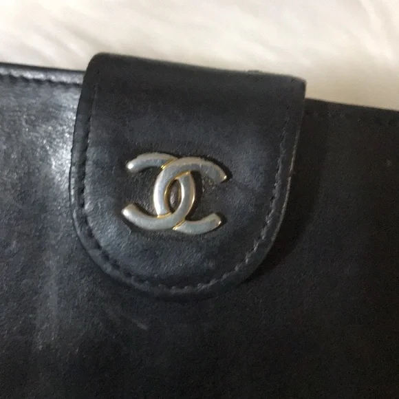 Wild stitch Chanel kids wallet lamb skin - Picture 8 of 14